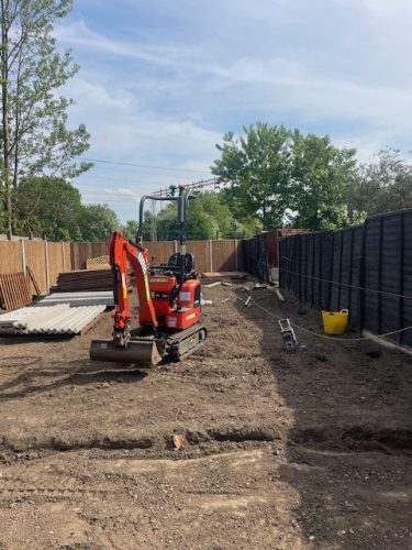 Another client gets ready to enjoy her spectacular garden refurbishment